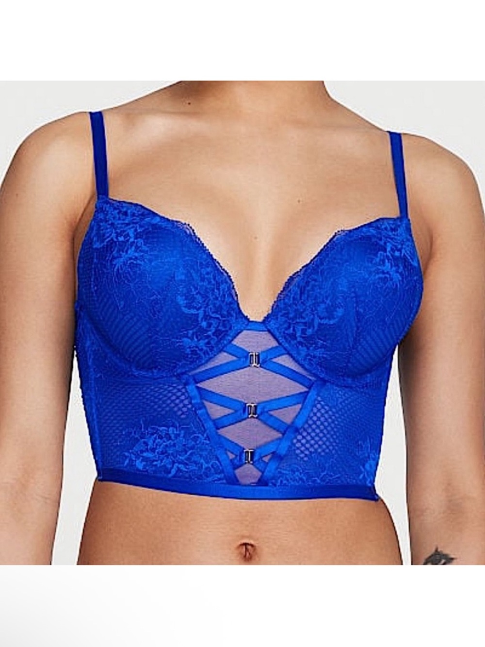 Victoria’s Secret Bombshell Plunge Corset Bra Size 34A